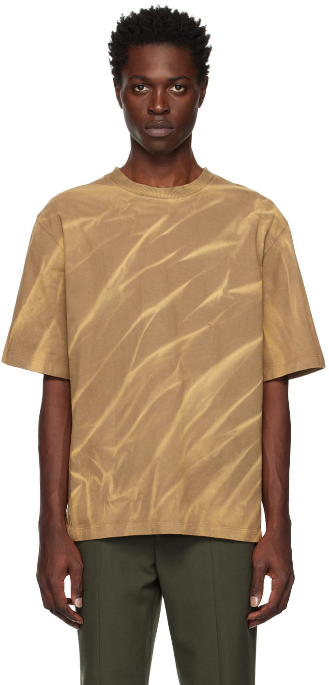 Tričko Dion Lee Crinkled Sunfade T-Shirt Béžová | C3092R23, 0