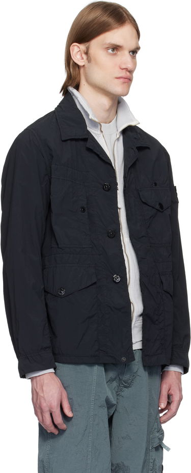 Vetrovka Stone Island Stone Island Nylon Ghost Jacket Čierna | K1S15 4100033 S00F6, 1