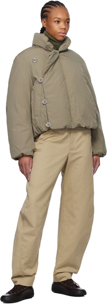 Prešívaná bunda LEMAIRE Lemaire Short Puffer Jacket Zelené | OW1084 LF1156, 3