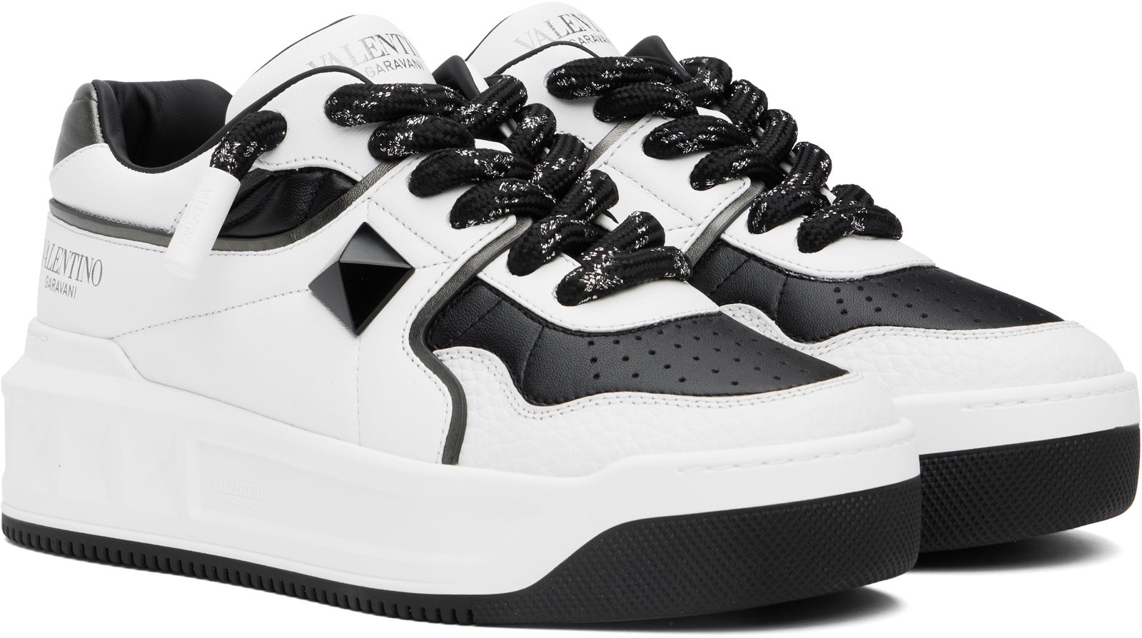 Valentino Garavani One Stud XL Nappa Leather Low-Top