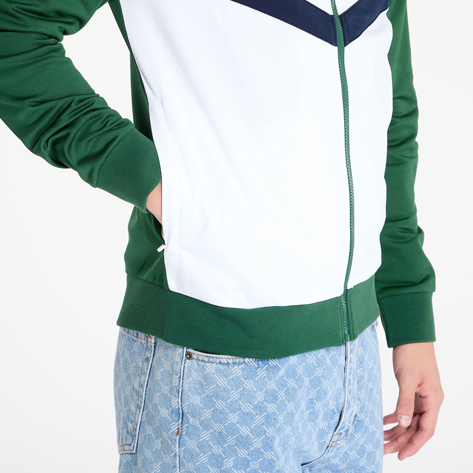 Sweatshirt Sweatshirts Green/ White-Navy Blue M