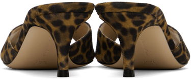 Doplnky Gianvito Rossi Gianvito Rossi Elle 55 Suede Leopard Print Mules Hnedá | G15110.55RIC.CMD, 1