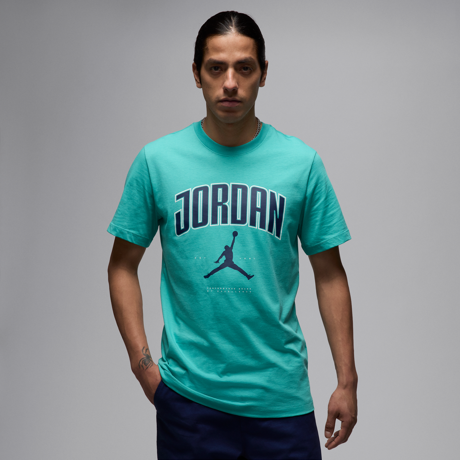Tričko Jordan Jordan T-Shirt Tyrkysová | HQ0009-392, 0