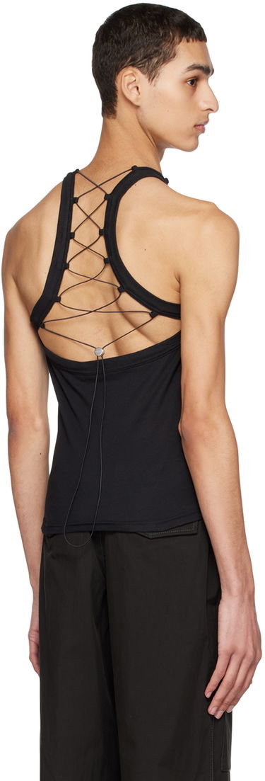 Tielko Dion Lee Lace Tank Top Čierna | C3099R23, 2