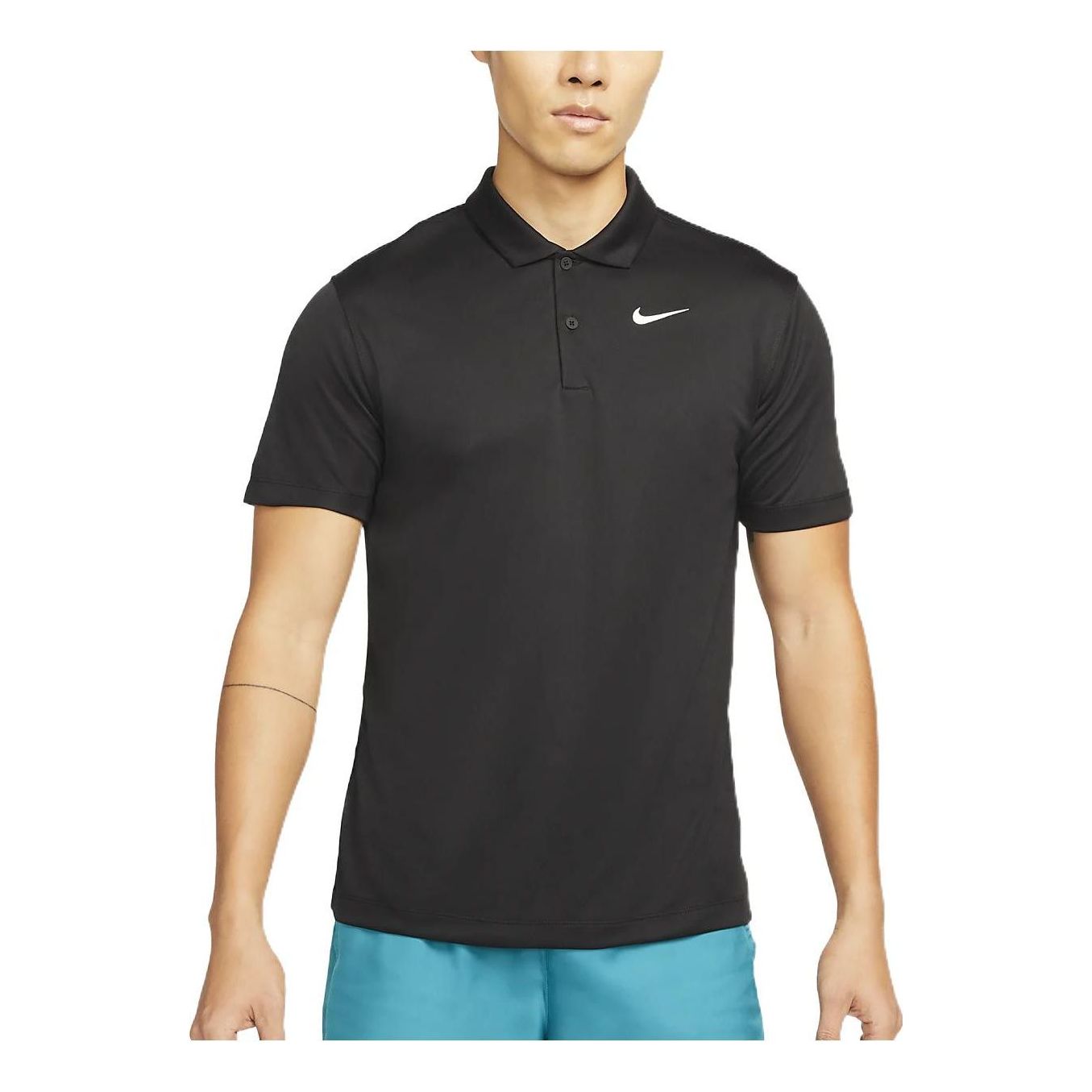 Polo tričko Nike Solid Short Sleeve Polo Shirt Čierna | DH0858-010, 0