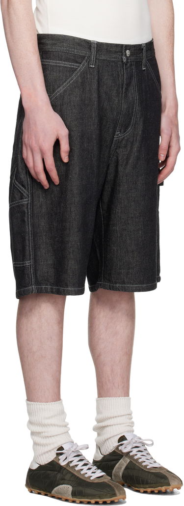 Šortky Neighborhood Neighborhood Painter Denim Shorts Čierna | 251AQNH-PTM04, 1
