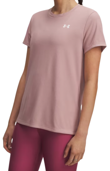 Tričko Under Armour Under Armour Tech Rib Short Sleeve T-Shirt Ružová | 1389852-673, 0