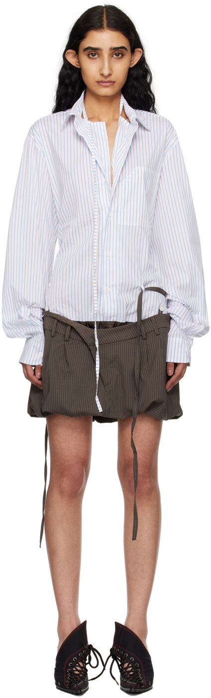 Šaty Ottolinger Ottolinger Striped Shirt Deconstructed Minidress Rôznofarebný | 1103201