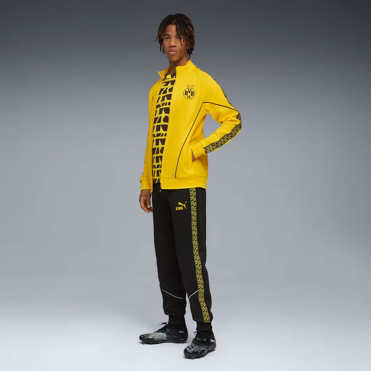Tepláky Puma Borussia Dortmund King Anthem Pants Čierna | 527082-05, 1