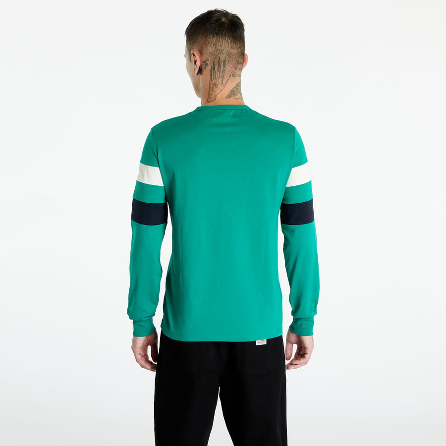Tričko Fred Perry Panelled Sleeve LS T-shirt Zelené | M5685 R34, 1