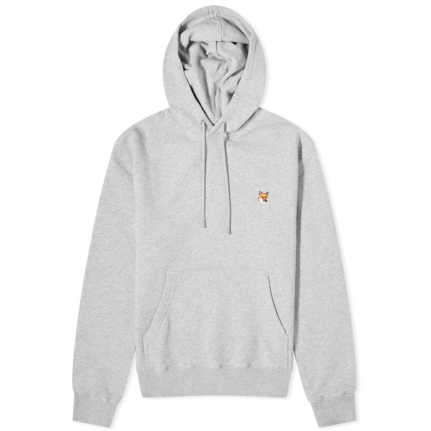 Mikina MAISON KITSUNÉ Patch Regular Hoodie Šedá | LM00702KM0001-H120, 0