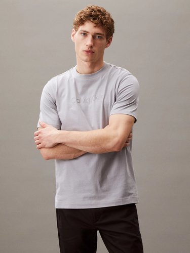 Tričko CALVIN KLEIN Calvin Klein Graphic Short Sleeve T-Shirt Šedá | LVGMS5K182-IB9, 0