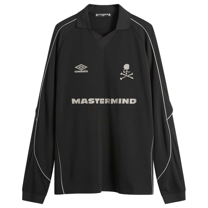Dres Mastermind WORLD MASTERMIND WORLD x Umbro Long Sleeve Game Shirt, Size Large Čierna | MW25C14-TS228-1