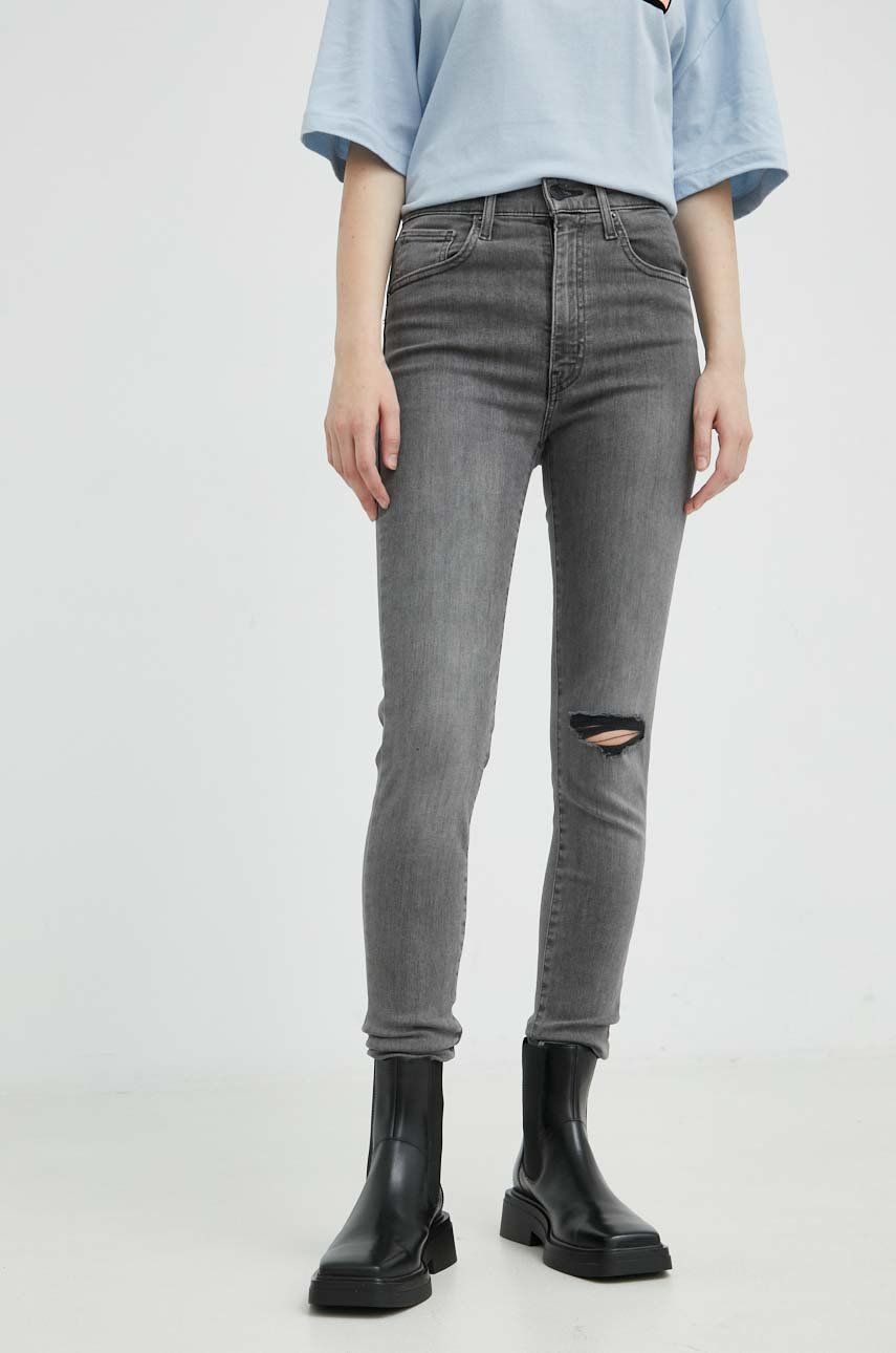 Džínsy Levi's Mile High Super Skinny Jeans Šedá | 22791.0224, 0
