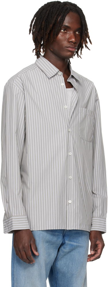 Košeľa A.P.C. A.P.C. Malo Striped Shirt Šedá | COHJJ-H12532, 1