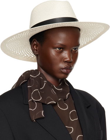 Klobúk Max Mara Max Mara Sidney Panama Hat Biela | 2414571032600, 1