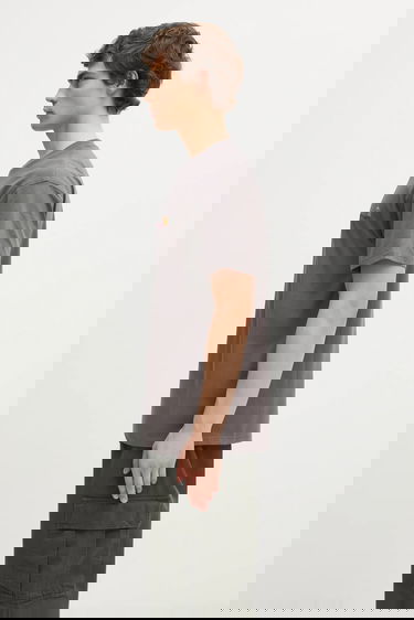 Tričko Carhartt WIP American Script T-Shirt Šedá | I029956-33C.XX, 3