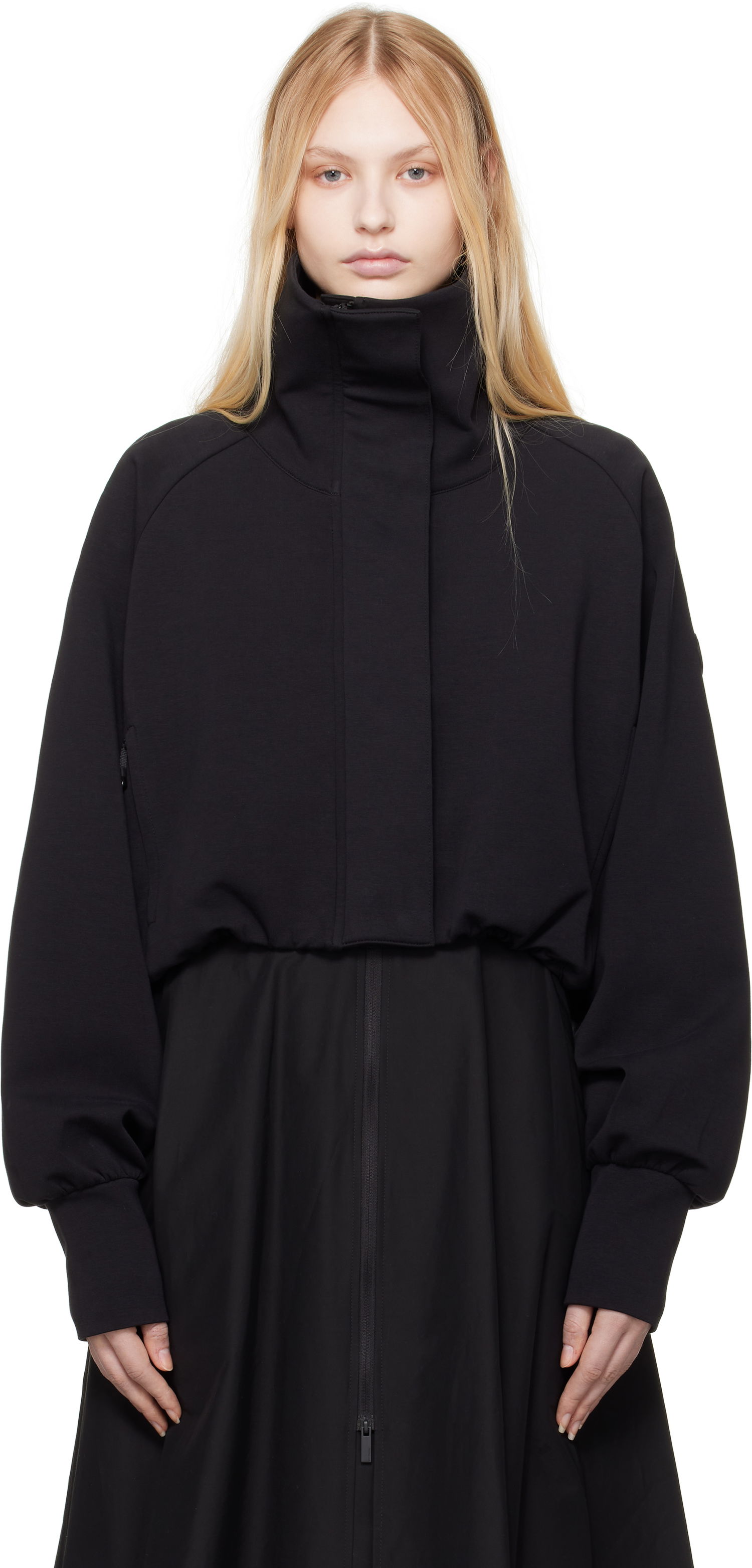 Šaty Moncler Moncler Zip Up Jacket Čierna | K10938G0000889AMJ, 0