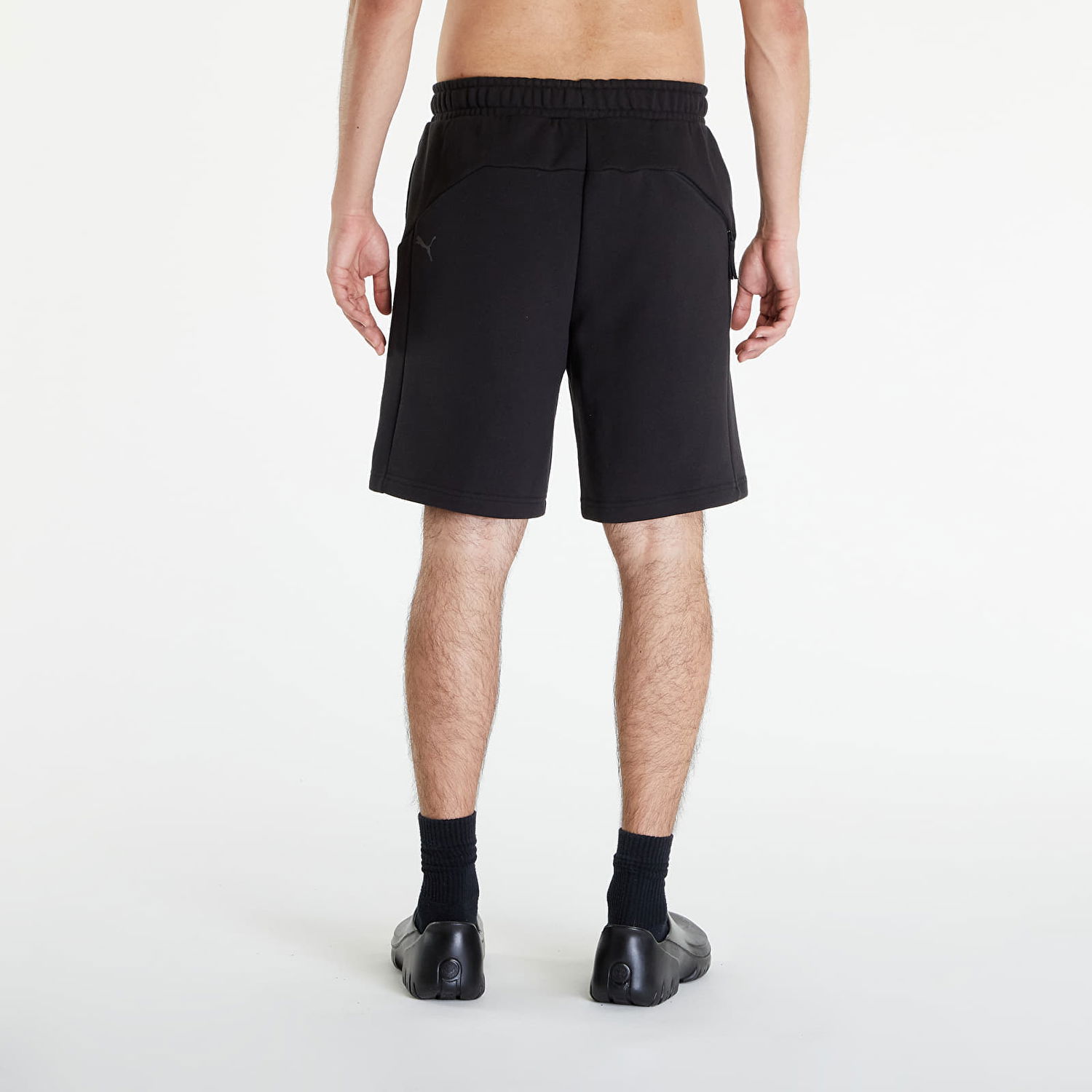 Šortky Puma Men's x PLEASURES Shorts Men's Black Čierna | 624100-01, 1