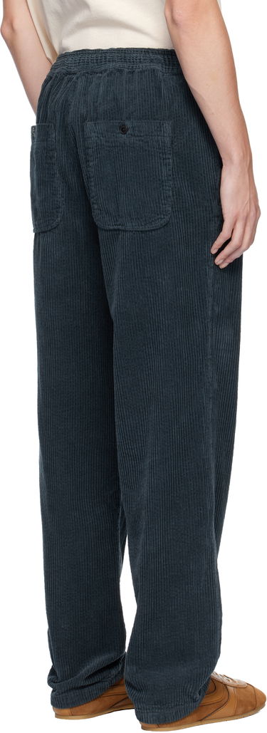 Nohavice ISABEL MARANT Nirlen Corduroy Drawstring Trousers Navy | 24HPA0468HA-B4G03H, 2