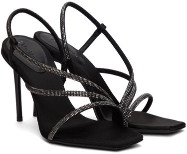 Tenisky a topánky Max Mara Rhinestone Slingback Heeled Sandals Čierna | 2345262133600 MM84104, 3