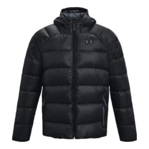 Prešívaná bunda Under Armour Men's Hooded Down Jacket Čierna | 1364903-003