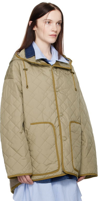 Prešívaná bunda A.P.C. Hooded Quilted Jacket Zelené | PSAKJ-M32005, 1