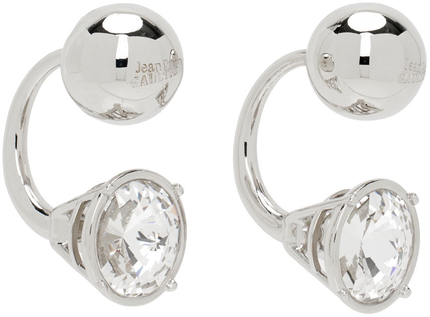 Náušnice Jean Paul Gaultier Gaultier 'The Diamond' Drop Earrings Metalická | 24/30-U-BO065-X054-91, 1