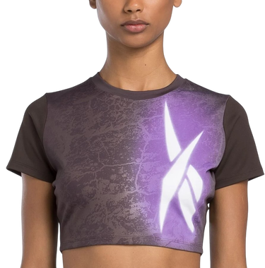 Crop Top Reebok Lux Bold Cropped T-Shirt Fialová | 100205572, 0