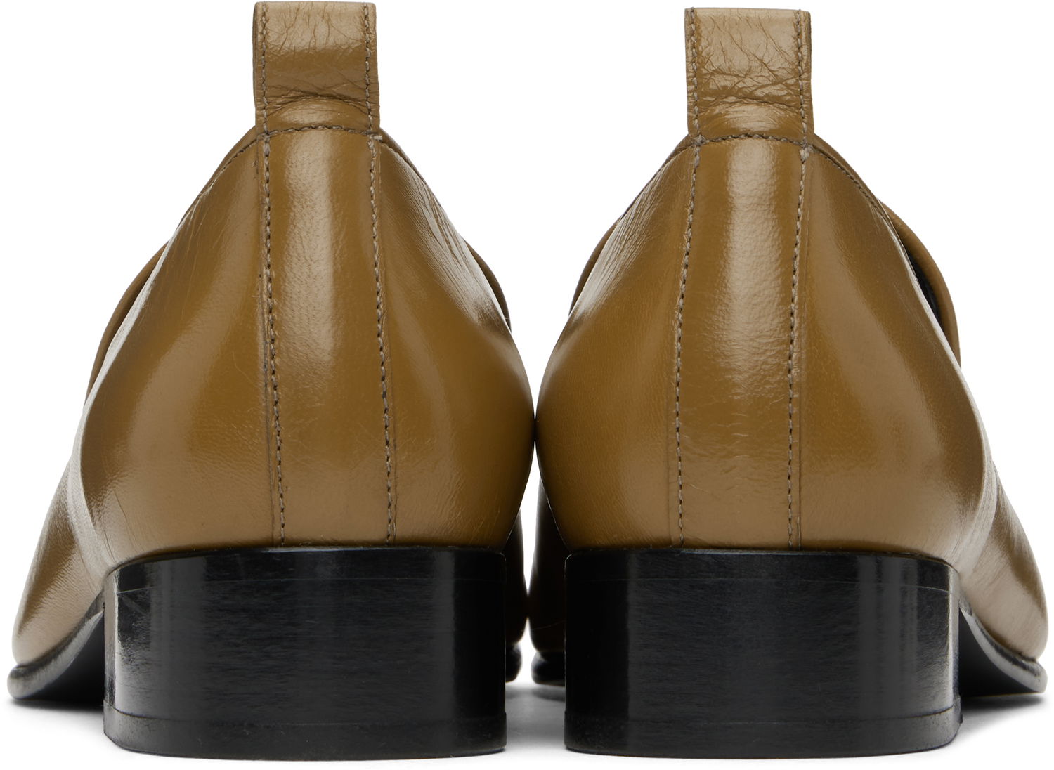 Starostlivosť o obuv BY FAR BY FAR Alfred Leather Loafers Hnedá | MWFFC023LL002BR044PL, 1