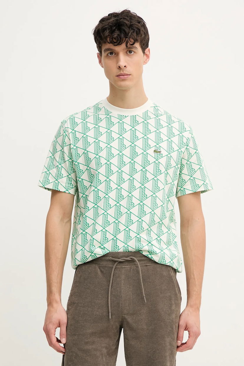 Tričko Lacoste Lacoste Graphic T-Shirt Biela | TH2831