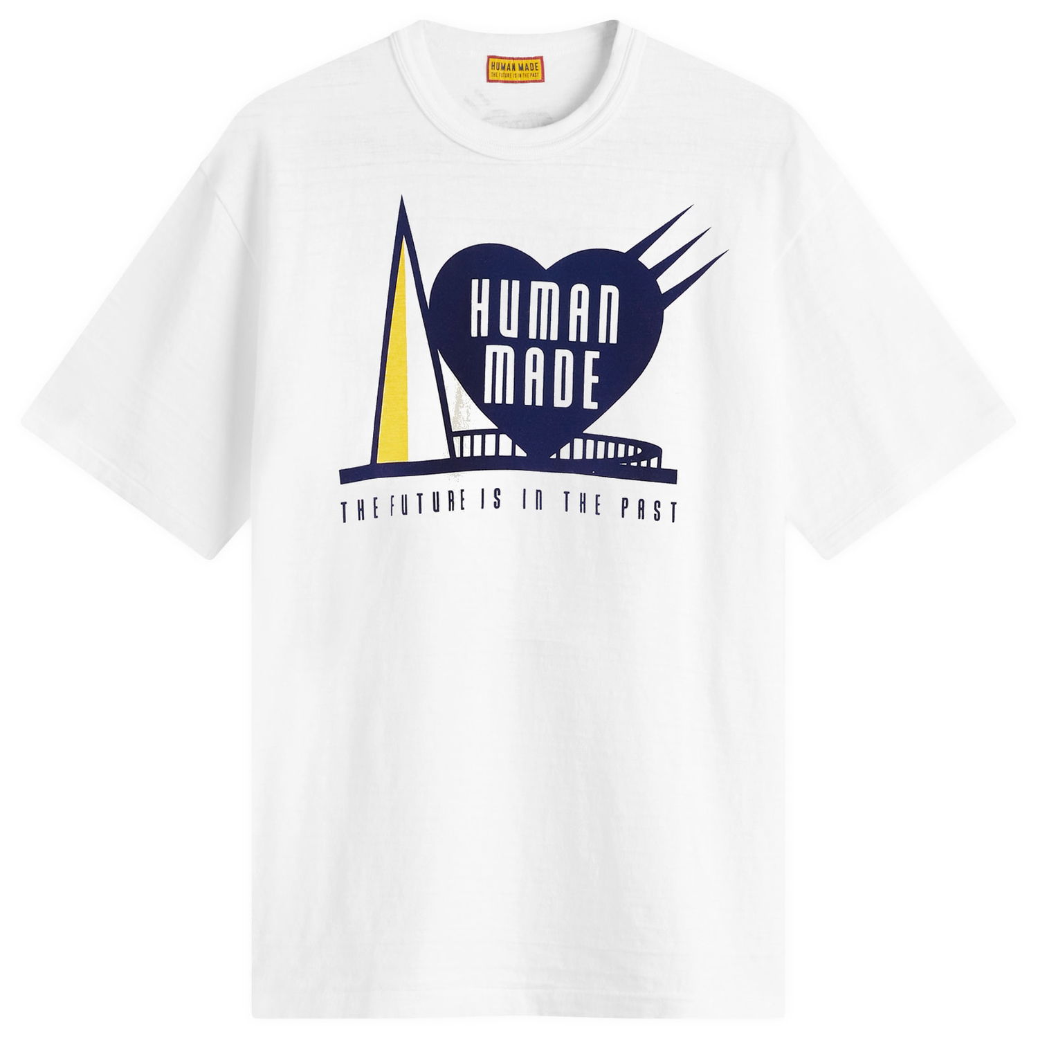 Tričko Human Made The Future is in the Past Graphic T-Shirt, Size Large Biela | HM29TE025-WHT, 0