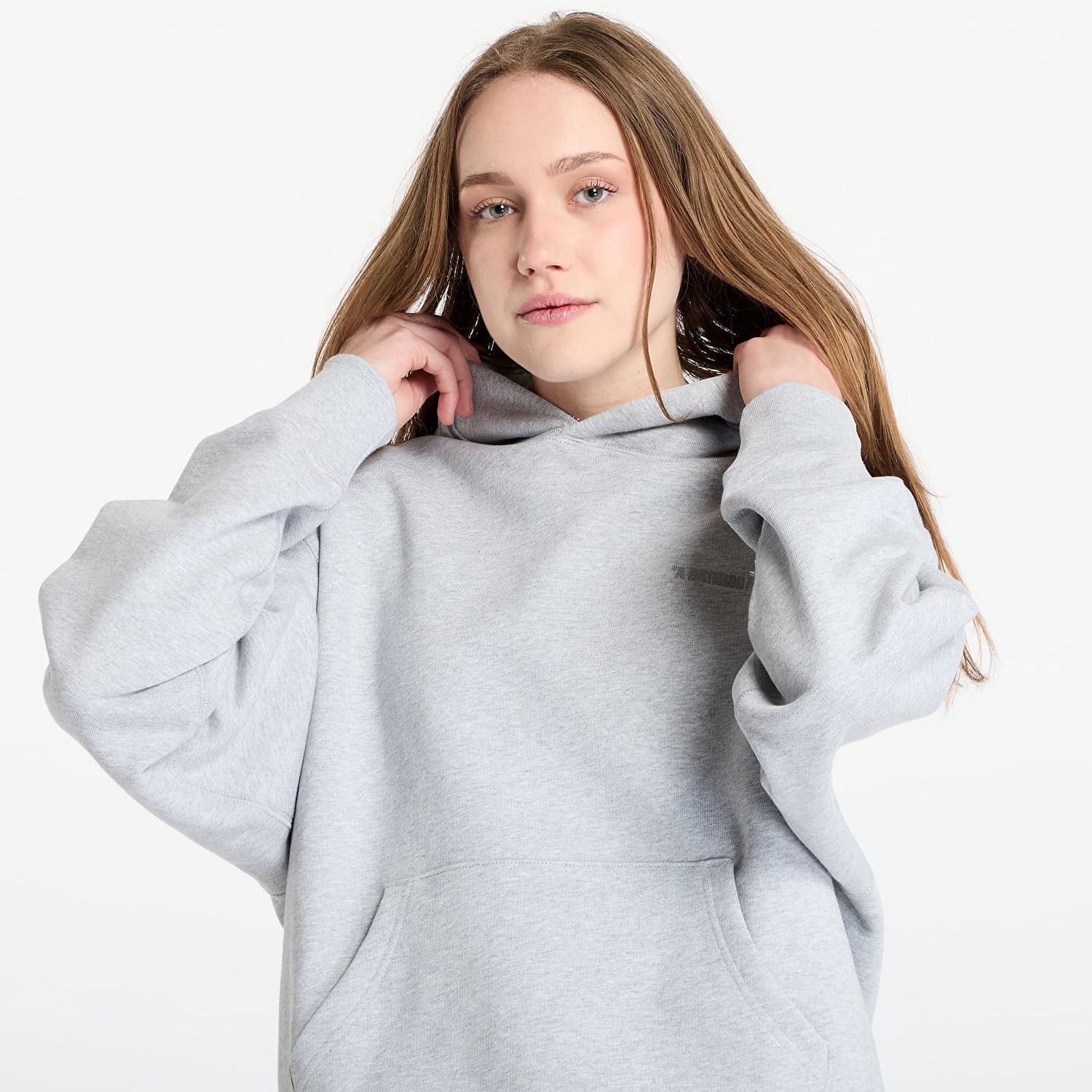 Mikina BAPE A BATHING APE Shark Logo Relaxed Fit Pullover Hoodie Šedá | 001PPL301303MGRA, 1