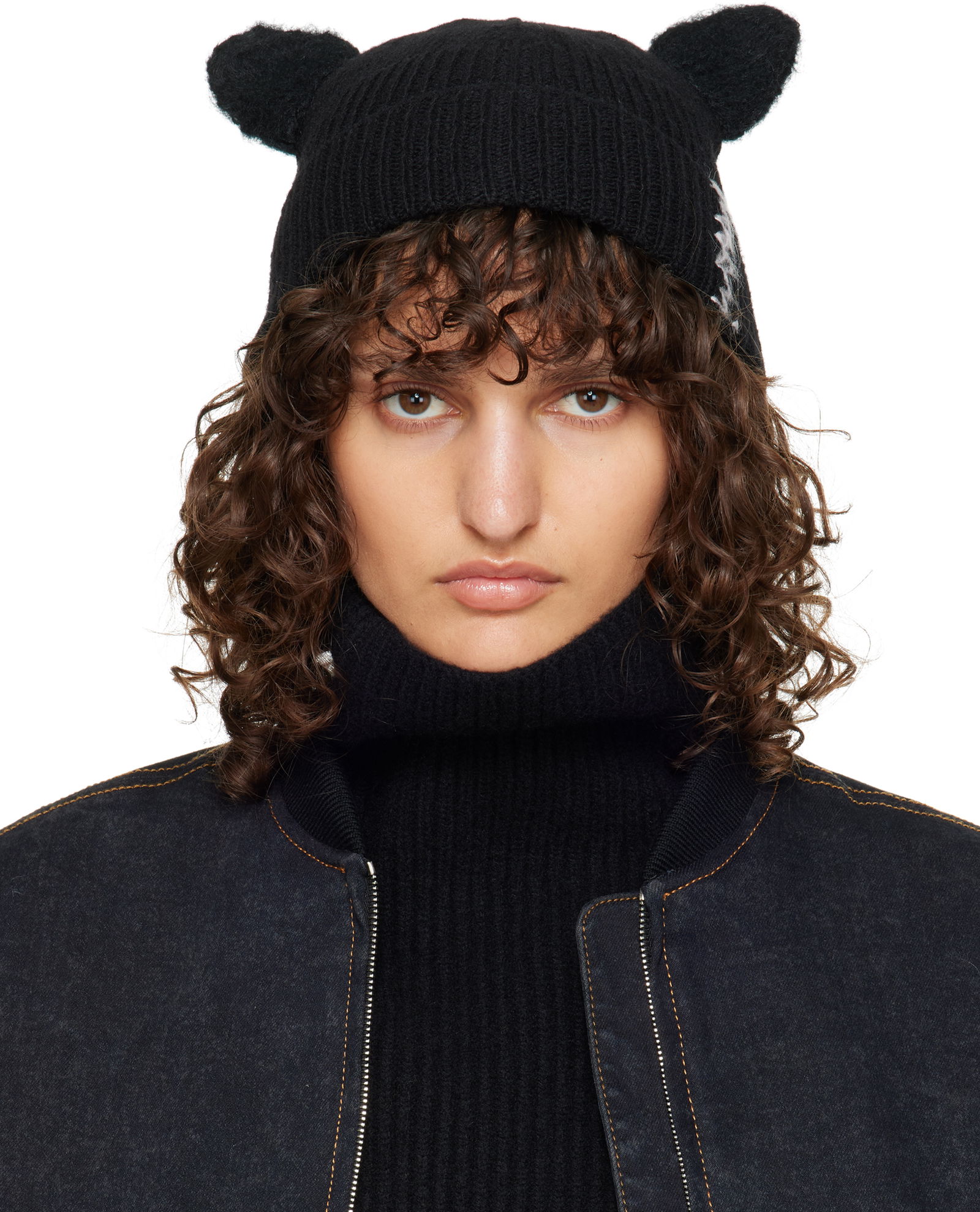 Wool & Mohair Ears Beanie