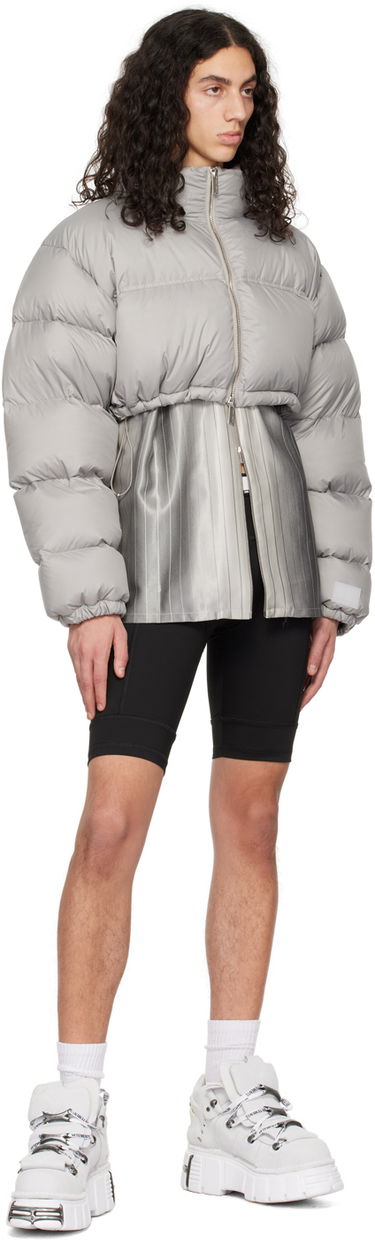 Prešívaná bunda VETEMENTS VTMNTS Cropped Puffer Jacket Šedá | VL14JA240X, 3