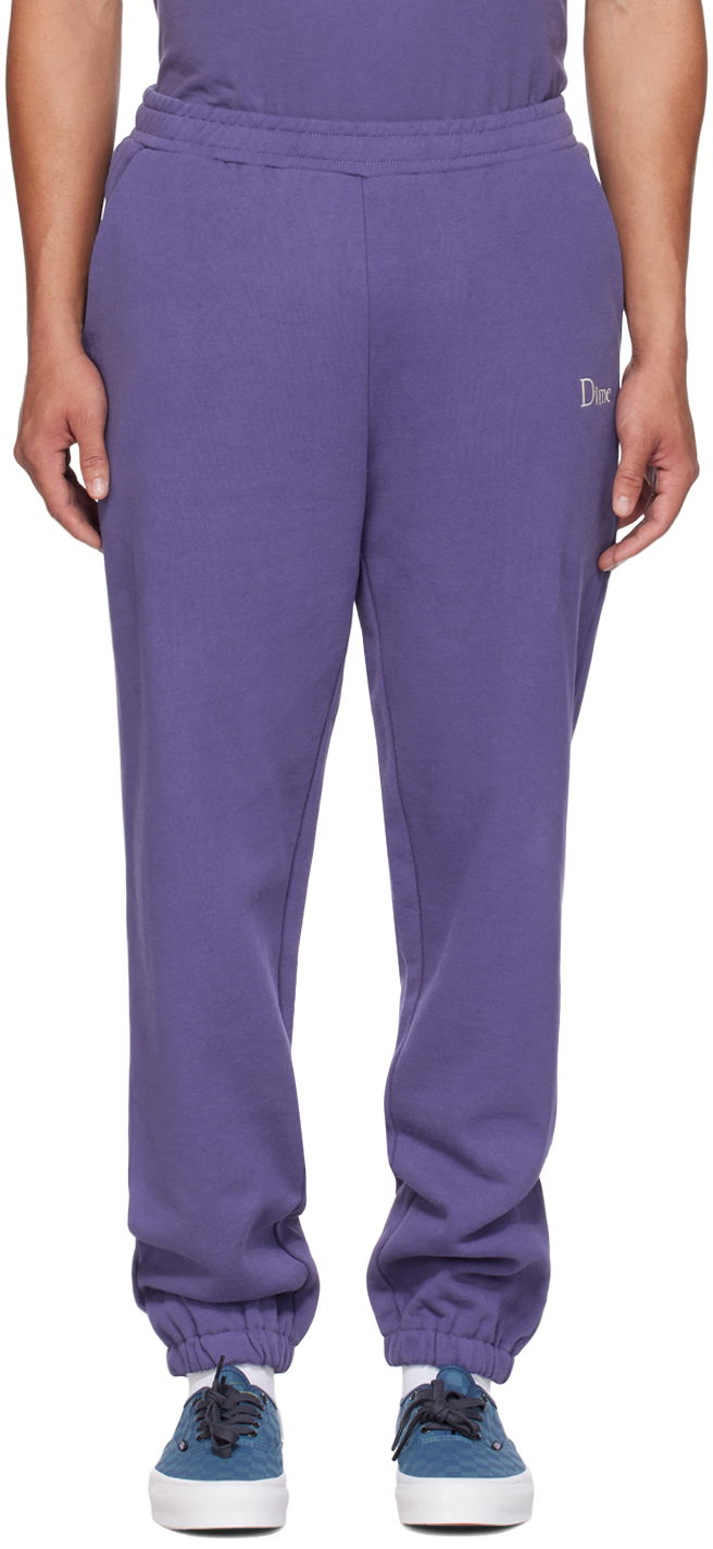 Tepláky Dime Embroidered Sweatpants Fialová | DIMESU2333MUL, 0
