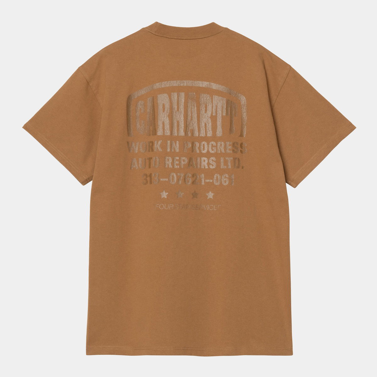 Tričko Carhartt WIP Carhartt WIP Four Star Short Sleeve T-Shirt Hnedá | I035443_18, 1