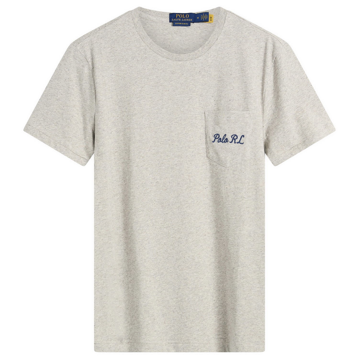 Tričko Polo by Ralph Lauren Heritage Bear Custom Slim Fit Pocket T-Shirt Šedá | 710P07348-GRY, 1