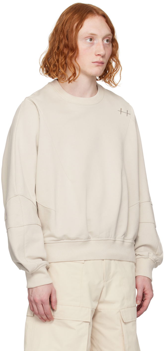 Plicate Detail Sweatshirt