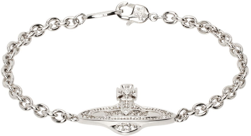 Náramok Vivienne Westwood Vivienne Westwood Mini Bas Relief Chain Bracelet Metalická | 61020196-02P116-CN