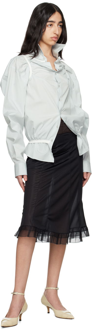 Košeľa Maison Margiela Maison Margiela Piping Shirt Šedá | S51DT0019 M35397, 3