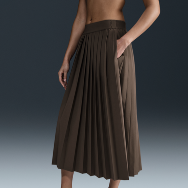 Sukňa Nike 24.7 PerfectStretch Dri-FIT Pleated Skirt Hnedá | HQ8153-004, 3