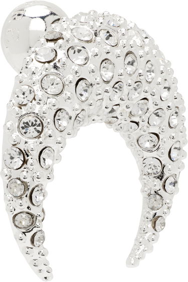 Spona Marine Serre Marine Serre Crystal Moon Stud Earring Metalická | UJW072A RMET0001, 4