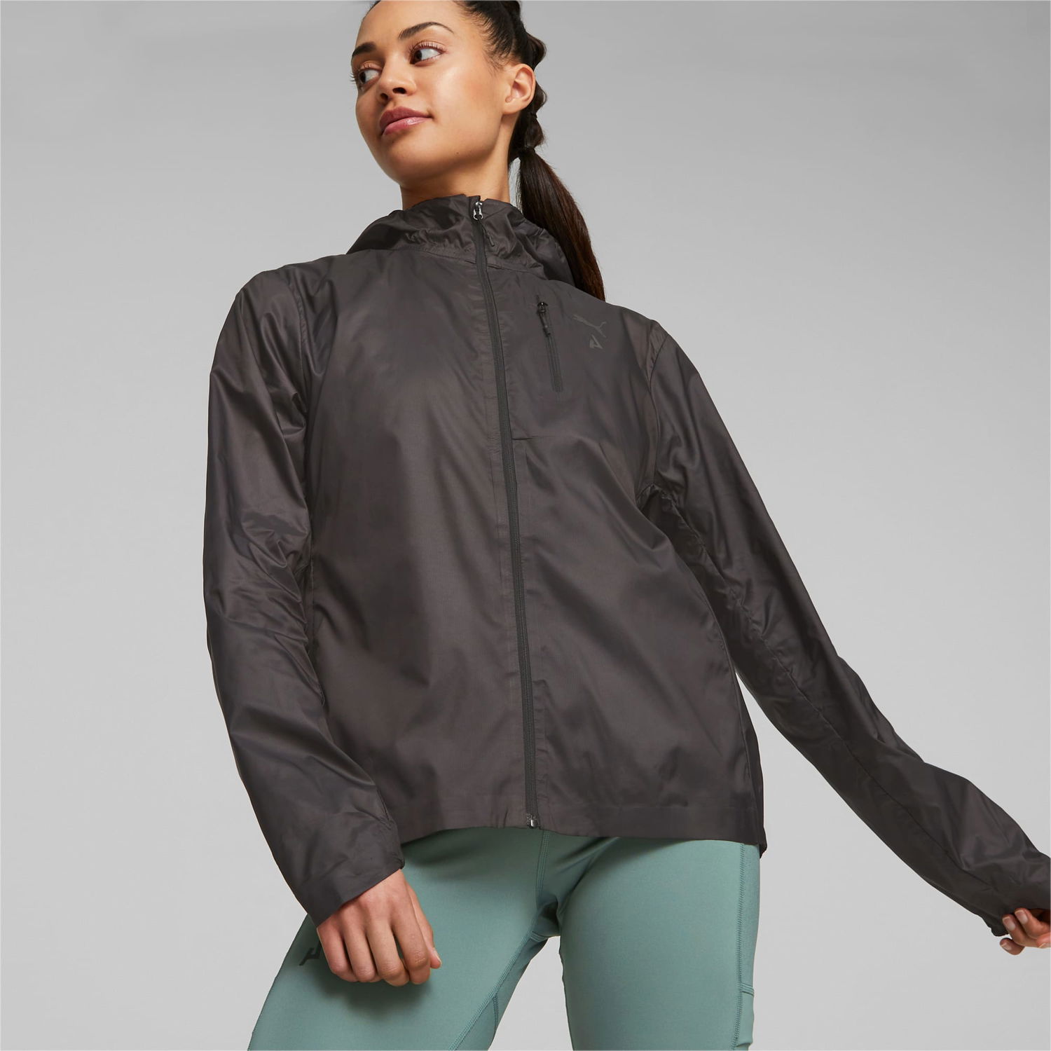 Bunda Puma Seasons Lightweight Trail Šedá | 524126_01, 1
