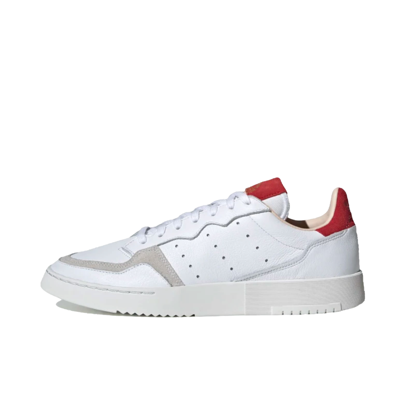 Tenisky a topánky adidas Originals Supercourt Cloud White Scarlet Biela | EF9181