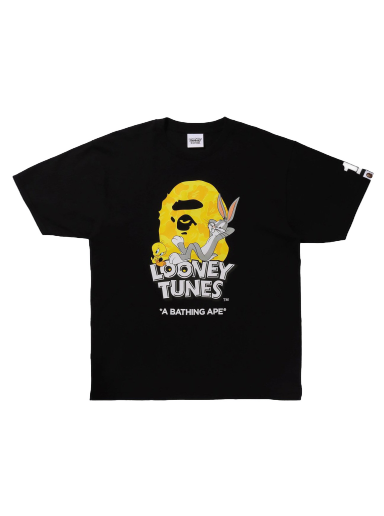 Tričko BAPE Looney Tunes x ABC Camo Ape Head Tee Čierna | 001TEH731925CBLK