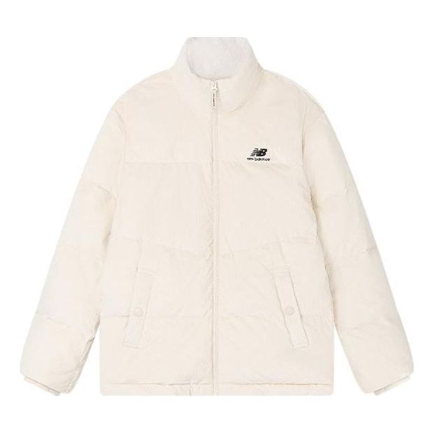 Bomber bunda New Balance Warm Down Jacket Béžová | 5PC44393-IV, 0