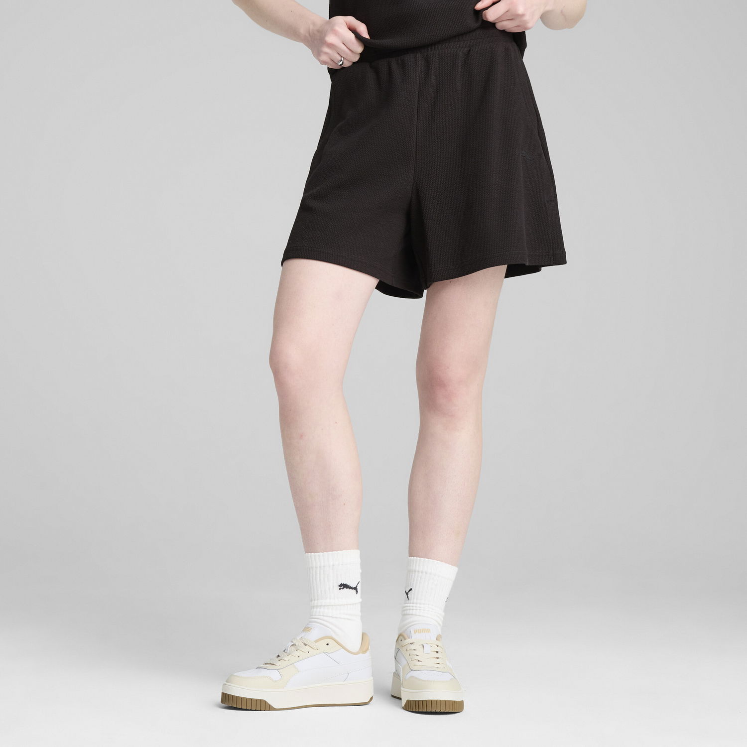Šortky Puma HER 5" High-Waisted Shorts Čierna | 685062_01, 0