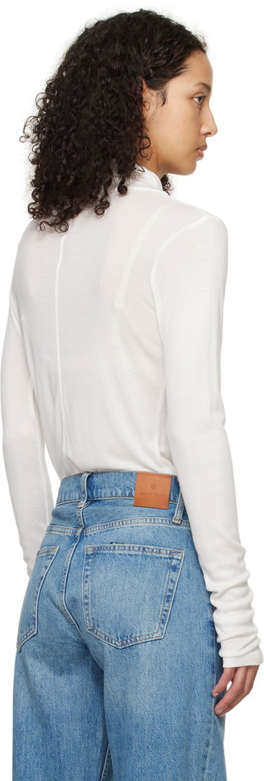 Tričko Anine Bing Slim Fit Turtleneck Top Biela | A-08-2406-100, 2