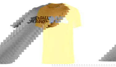 Tričko FJÄLLRÄVEN Logo T-Shirt Žltá | 87310-160, 1